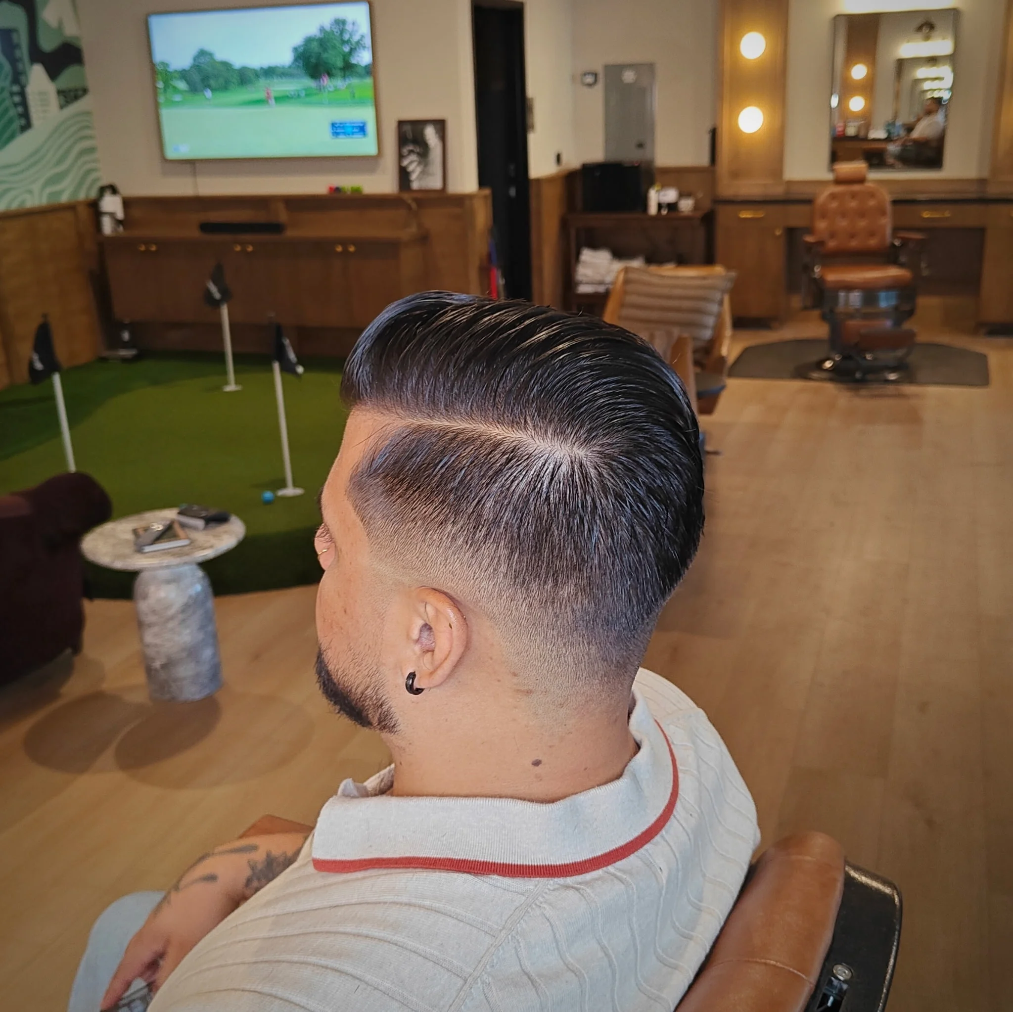 Crisp taper haircut