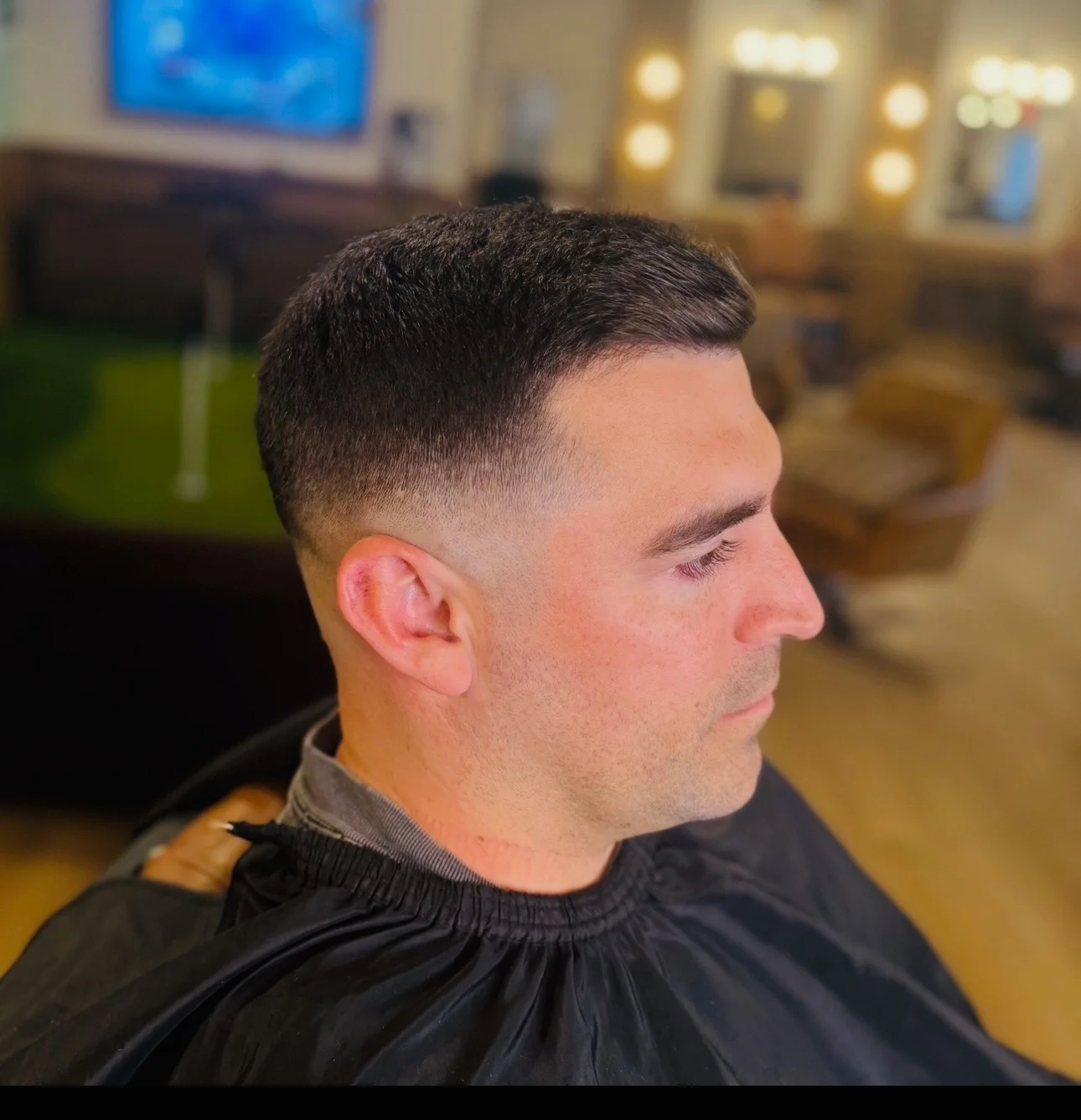 Skin fade haircut